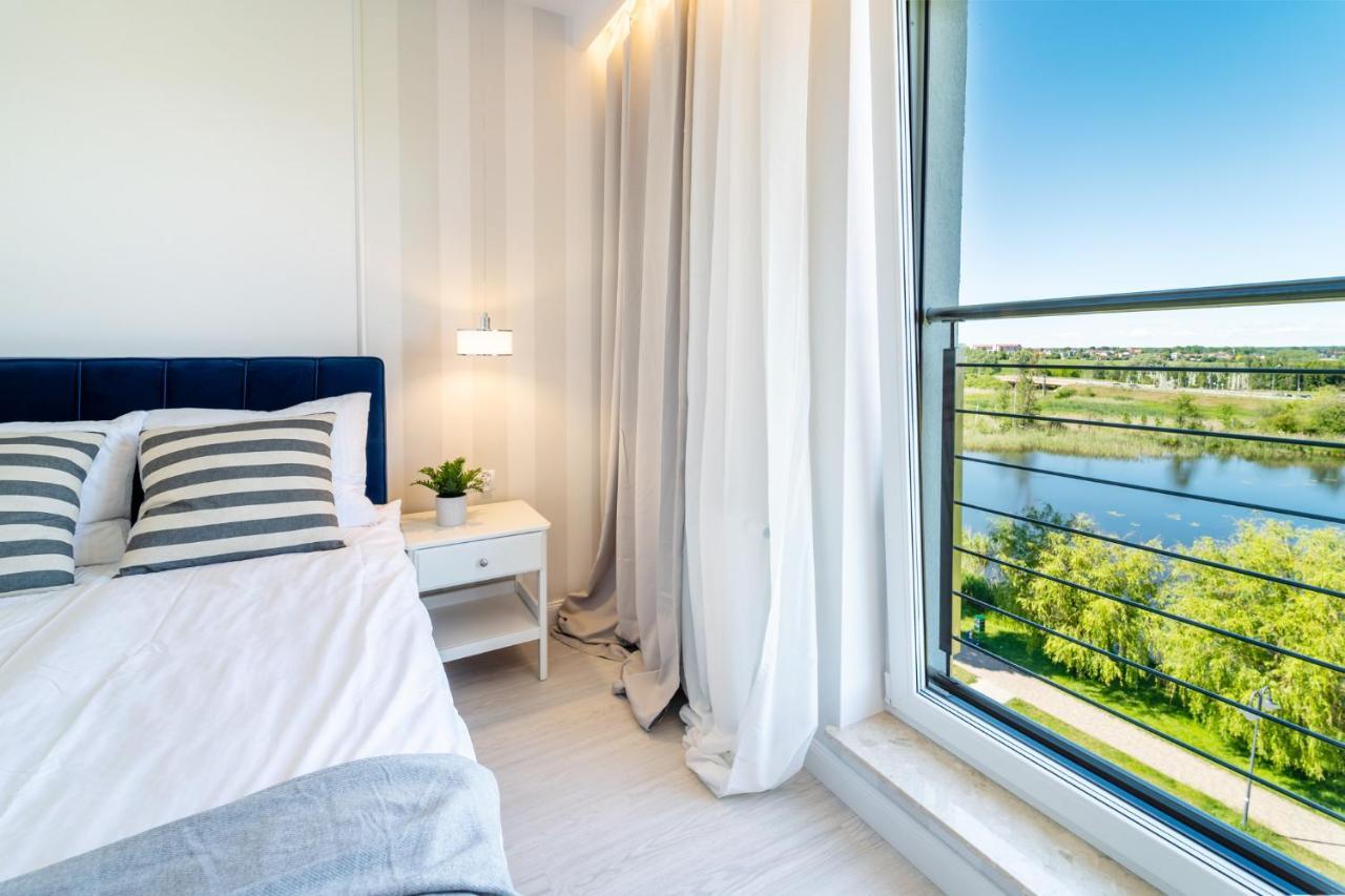 Belle View - 3Pok, Nawet 5 Lozek, Piekny Widok Na Rzeke, Tv55" Z Netflix I Max, Parking, Winda Lägenhet Iława Exteriör bild