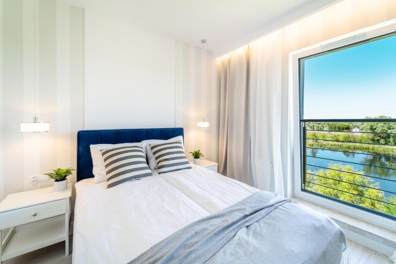 Belle View - 3Pok, Nawet 5 Lozek, Piekny Widok Na Rzeke, Tv55" Z Netflix I Max, Parking, Winda Lägenhet Iława Exteriör bild