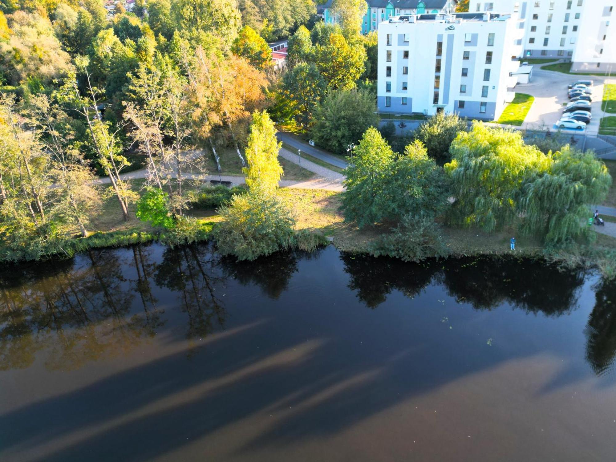 Belle View - 3Pok, Nawet 5 Lozek, Piekny Widok Na Rzeke, Tv55" Z Netflix I Max, Parking, Winda Lägenhet Iława Exteriör bild